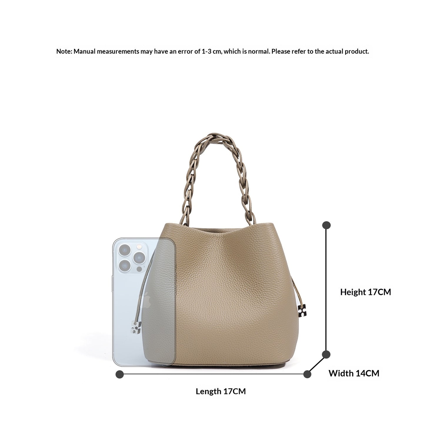 Spring New Arrival Top-Grain Leather Texture Genuine Leather Crossbody Bag