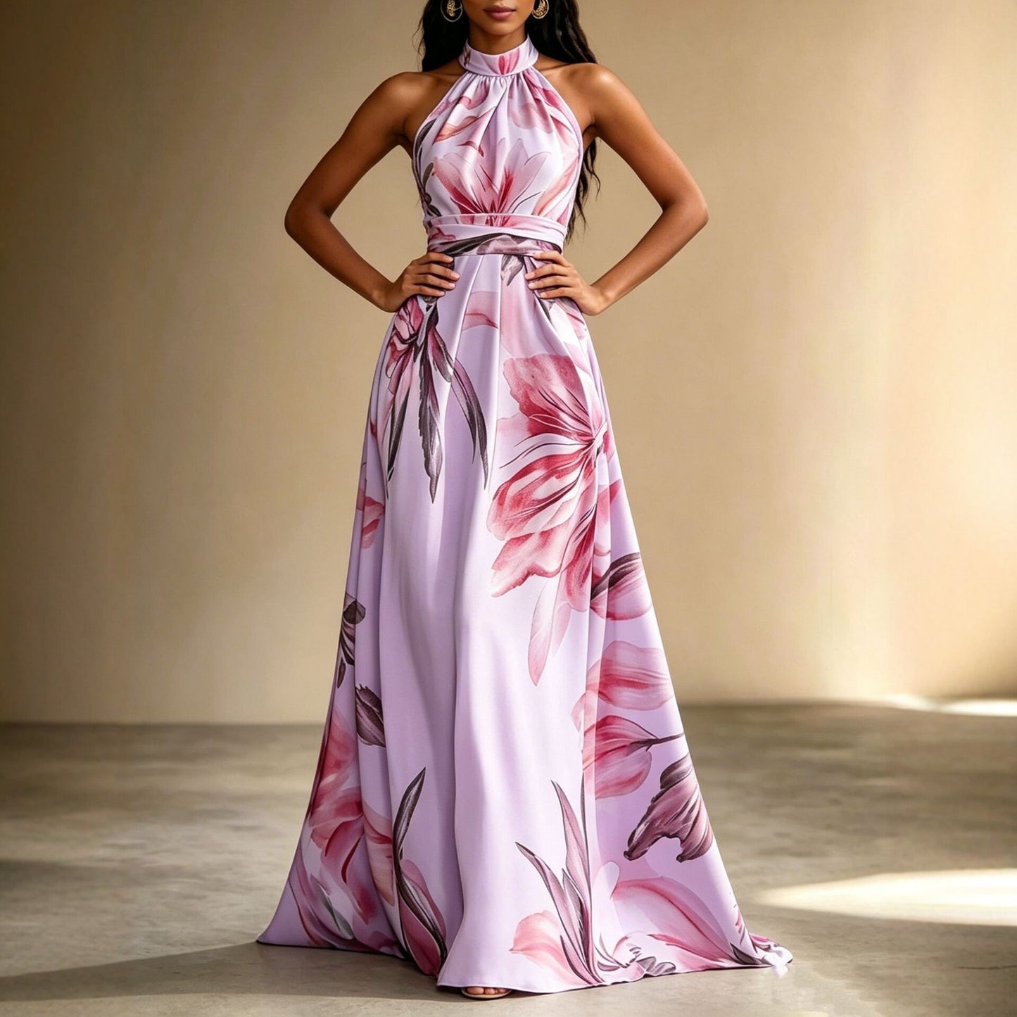 La Robe “Élégance Florale” – La Féminité en Mouvement par Amelva