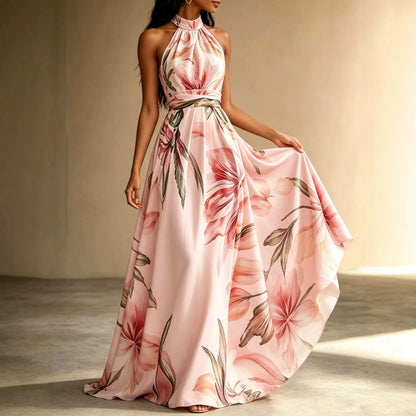 La Robe “Élégance Florale” – La Féminité en Mouvement par Amelva