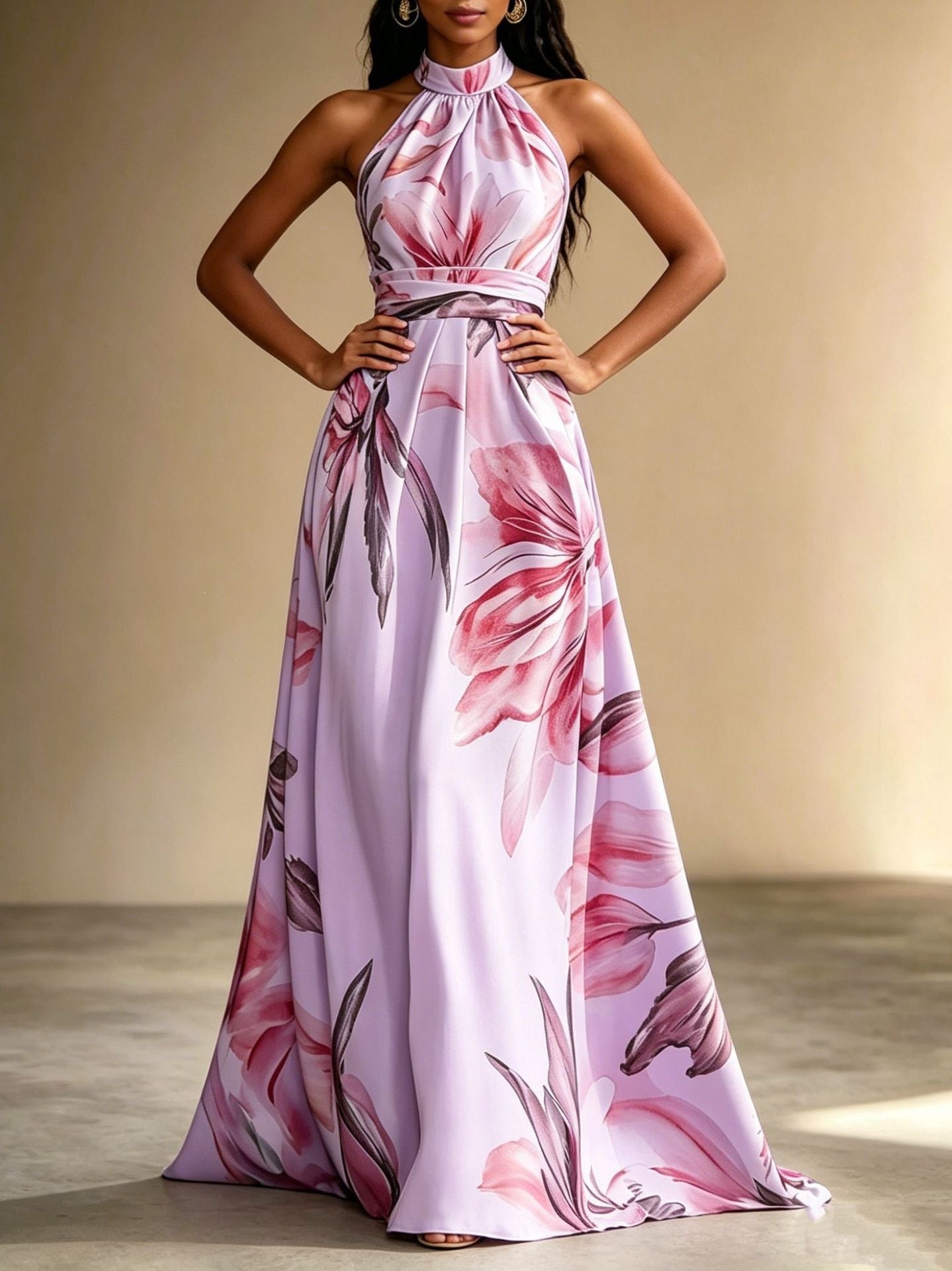 La Robe “Élégance Florale” – La Féminité en Mouvement par Amelva