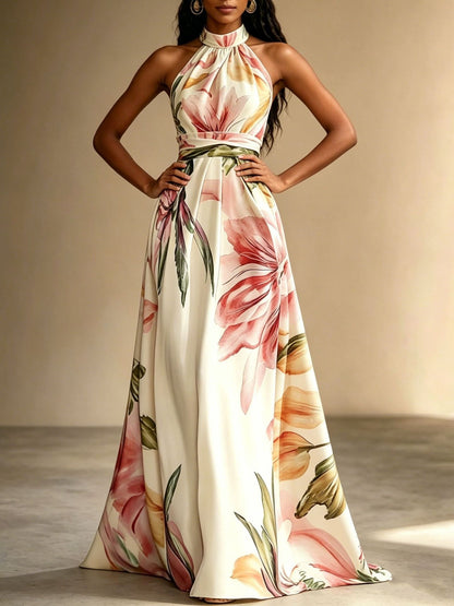La Robe “Élégance Florale” – La Féminité en Mouvement par Amelva