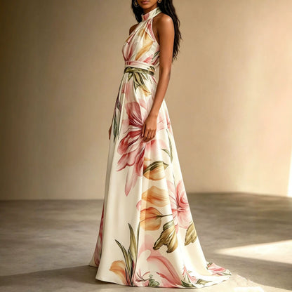 La Robe “Élégance Florale” – La Féminité en Mouvement par Amelva